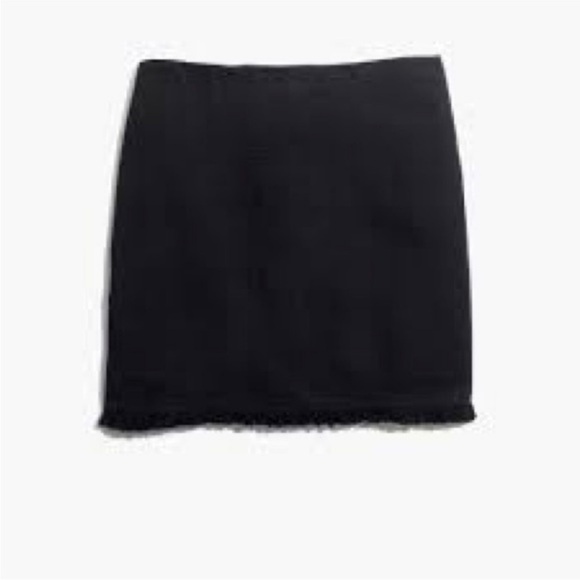 Madewell Black Hideaway Fringe Skirt - Picture 4 of 7